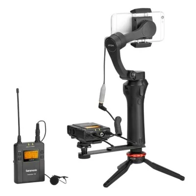 Saramonic Kit 1 Advanced Wireless UHF Lavalier System w/ Dual Receiver, Li-Ion Power, Hard Case & More